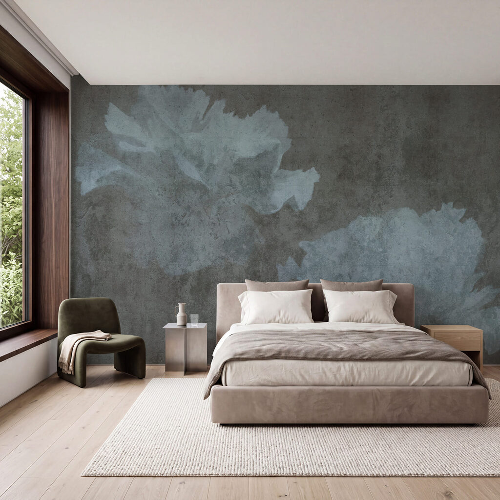 Bloemschimmen op oude verf — interieur 2