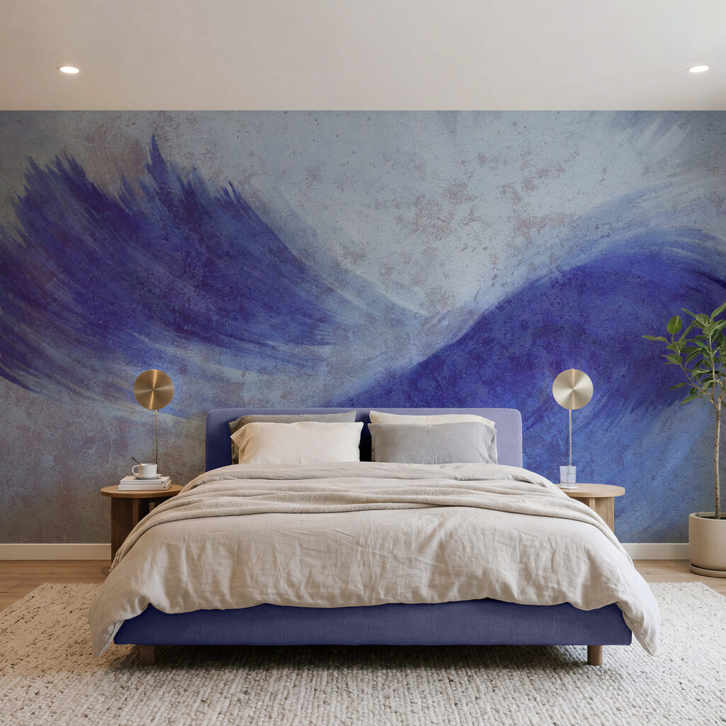 Blauwe golven aan de hemel — interieur 2