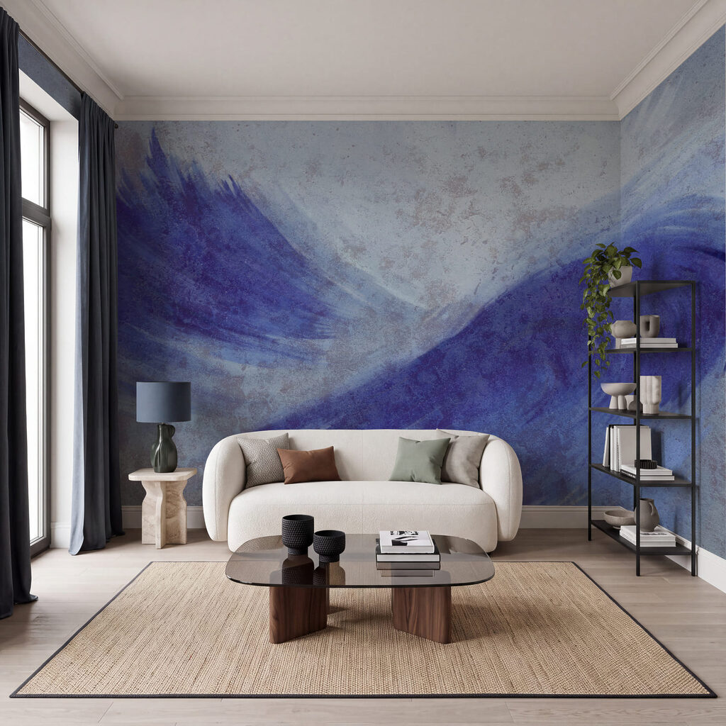 Blauwe golven aan de hemel — interieur 3