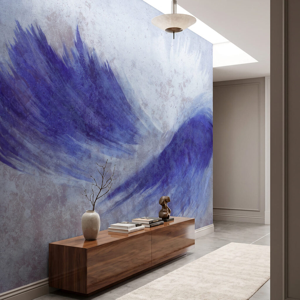 Blauwe golven aan de hemel — interieur 4