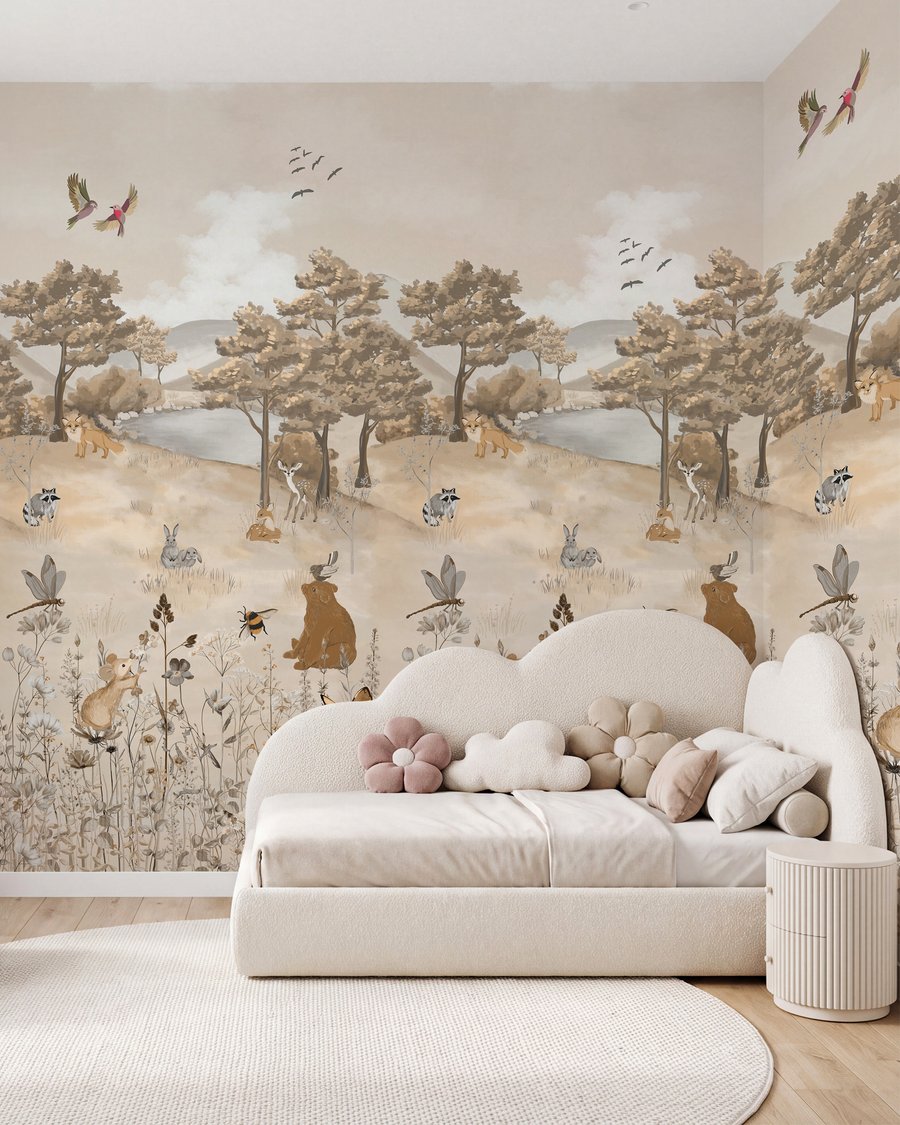 Bosvriendjes in zachte zandtinten — interieur 7