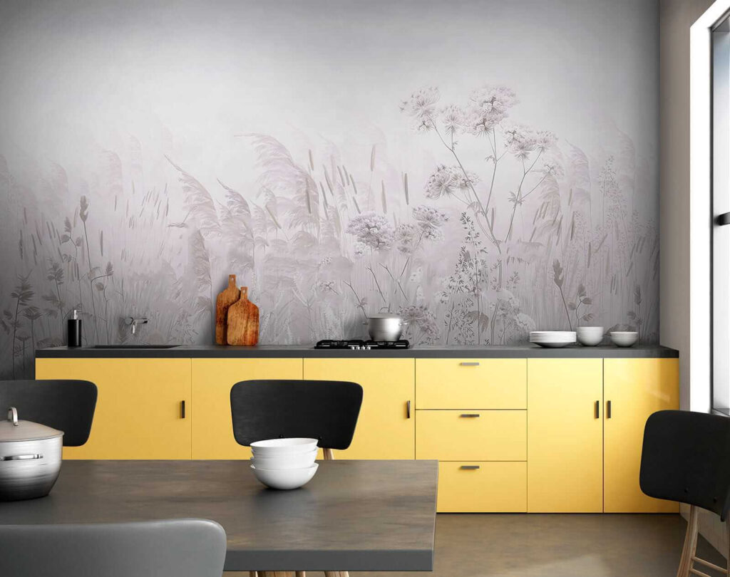 Bloemen vervagen bovenaan — interieur 10