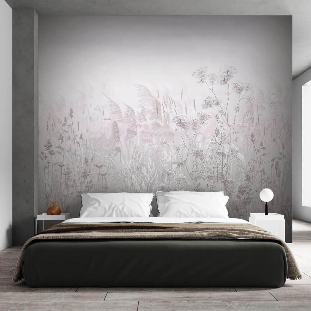 Bloemenweide onder lichte hemel — interieur 2