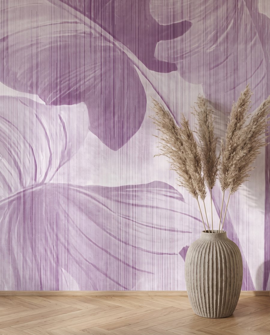 Bladschaduwen op verweerd wit — interieur 4