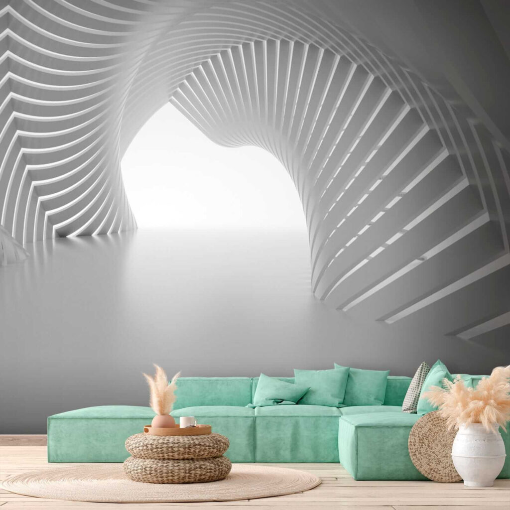 Tunnel van lichte ribben — interieur 6