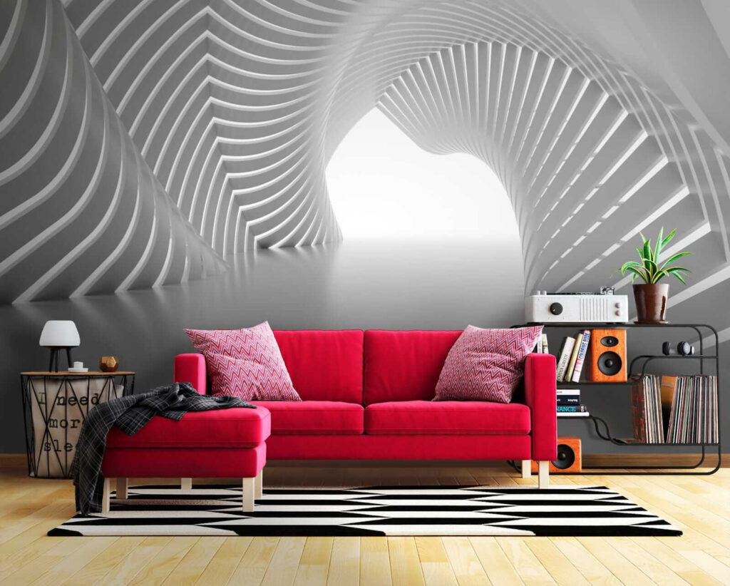 Tunnel van lichte ribben — interieur 7