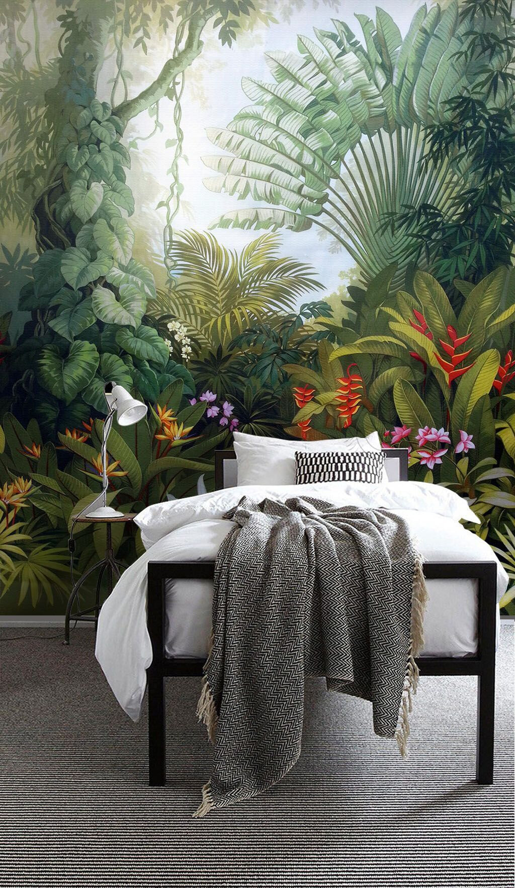 Bloeiende jungle in ochtendlicht — interieur 1
