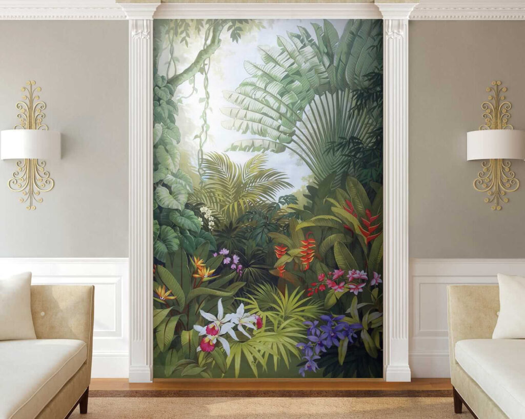 Bloeiende jungle in ochtendlicht — interieur 4