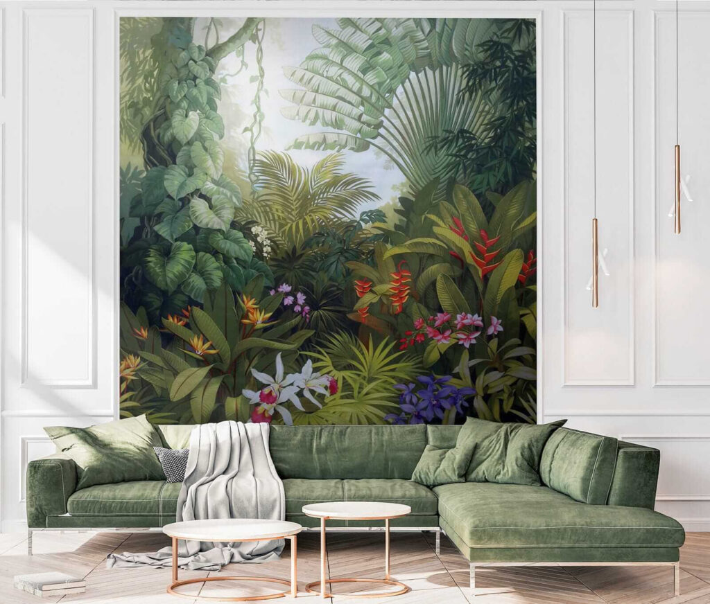 Bloeiende jungle in ochtendlicht — interieur 6