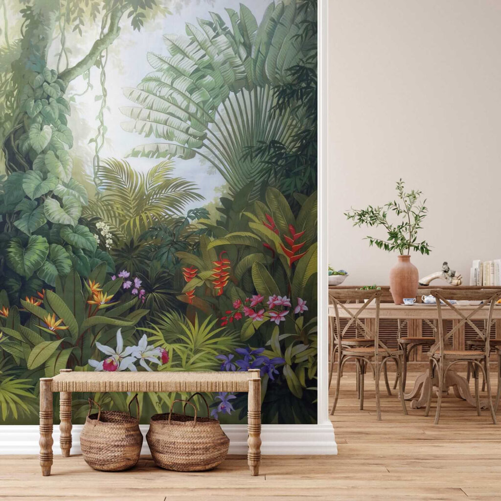 Bloeiende jungle in ochtendlicht — interieur 7