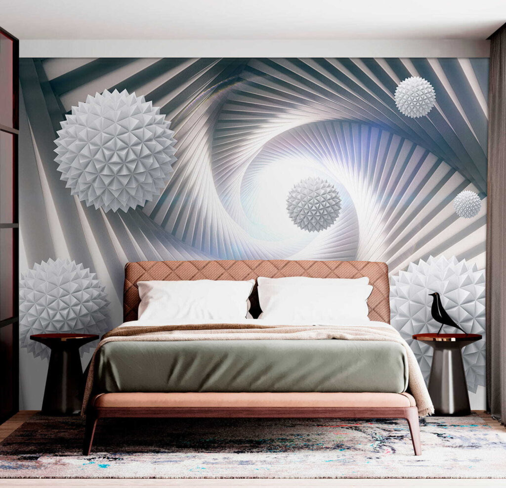 Bollen in een spiraaltunnel — interieur 2