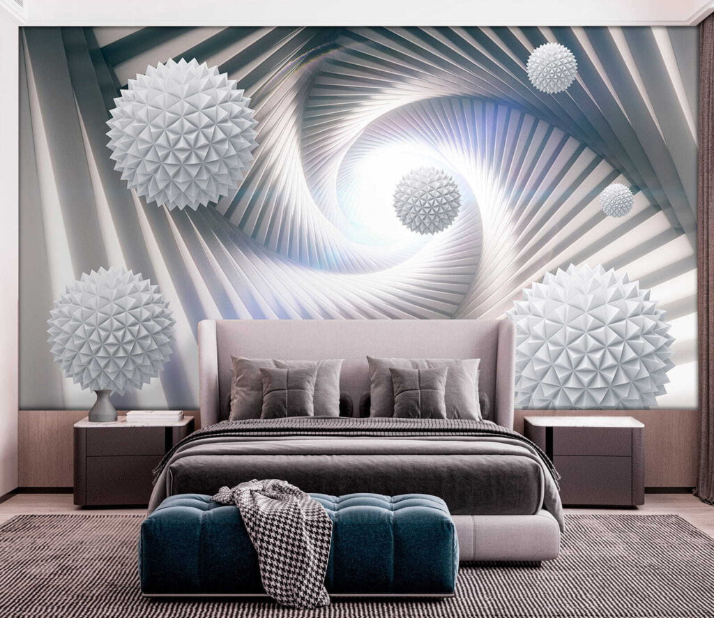 Bollen in een spiraaltunnel — interieur 3