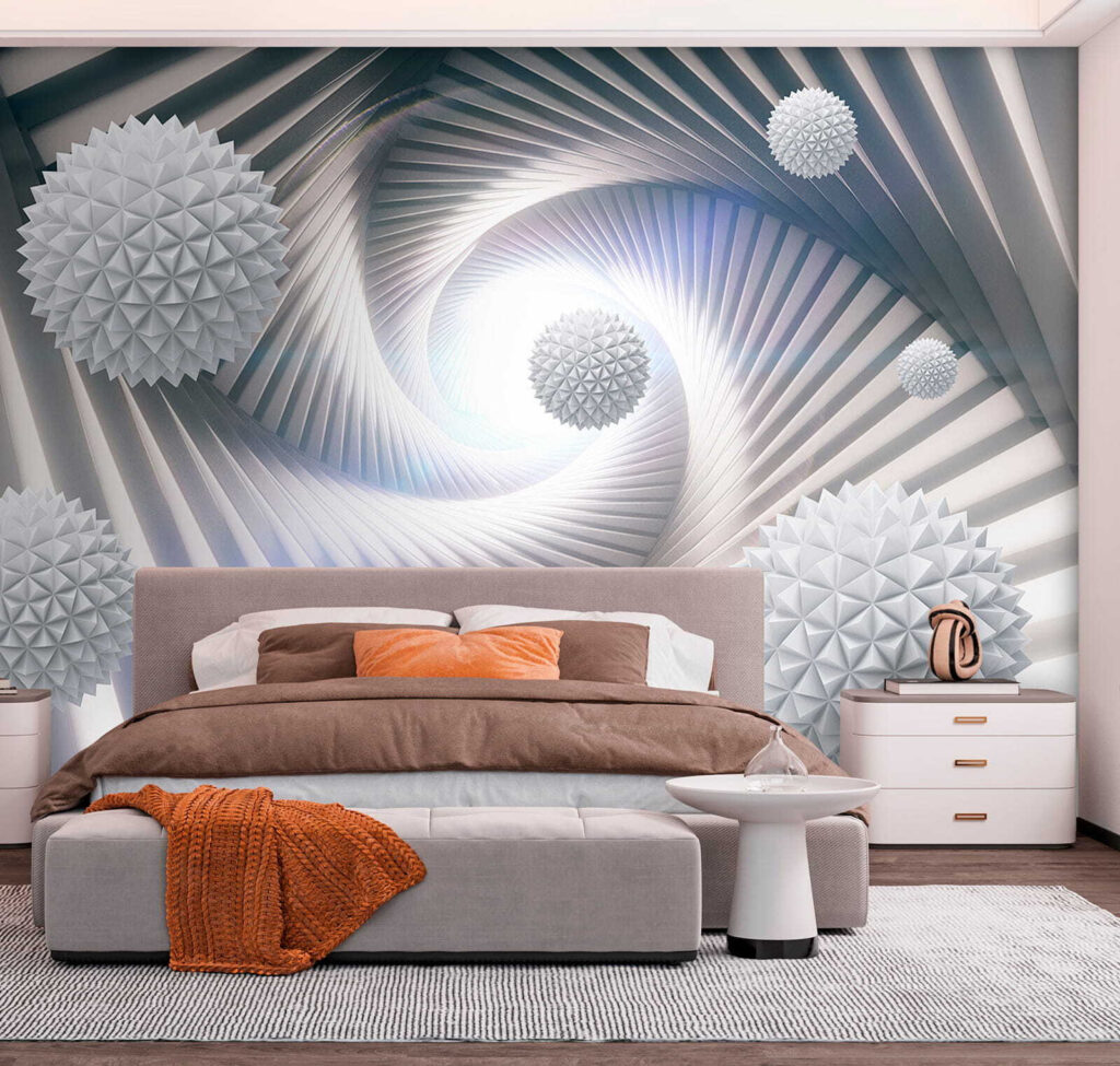 Bollen in een spiraaltunnel — interieur 6
