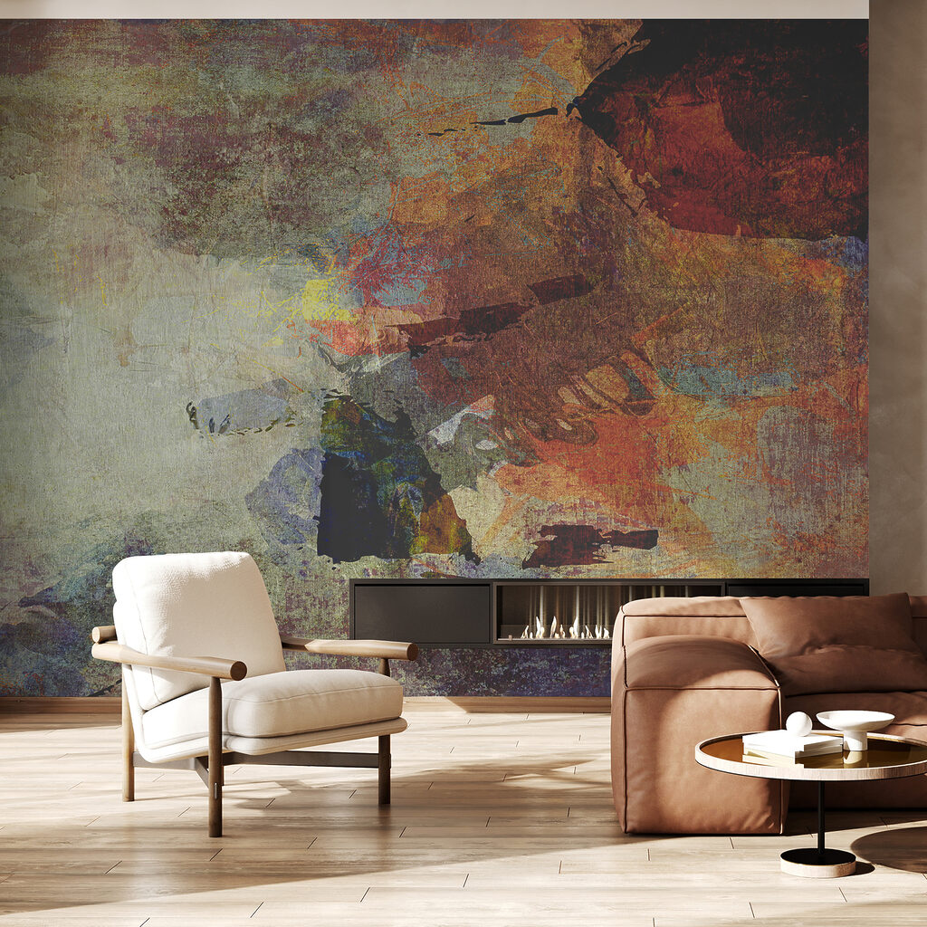 Levendige abstracte uitdrukking van emoties — interieur 3