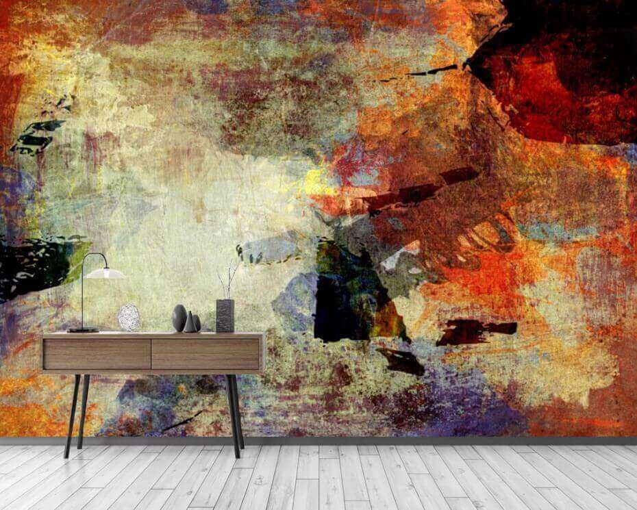 Levendige abstracte uitdrukking van emoties — interieur 1