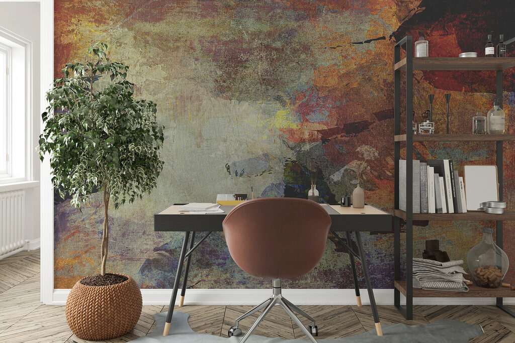 Levendige abstracte uitdrukking van emoties — interieur 2
