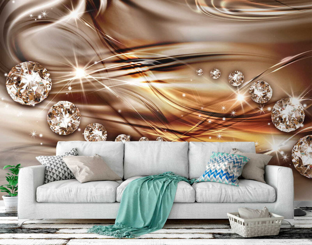 Elegante patronen met sprankelende elementen — interieur 8