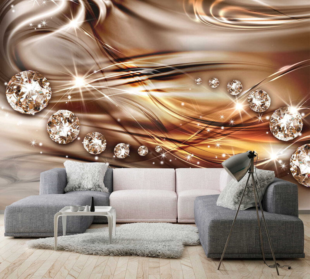Elegante patronen met sprankelende elementen — interieur 9
