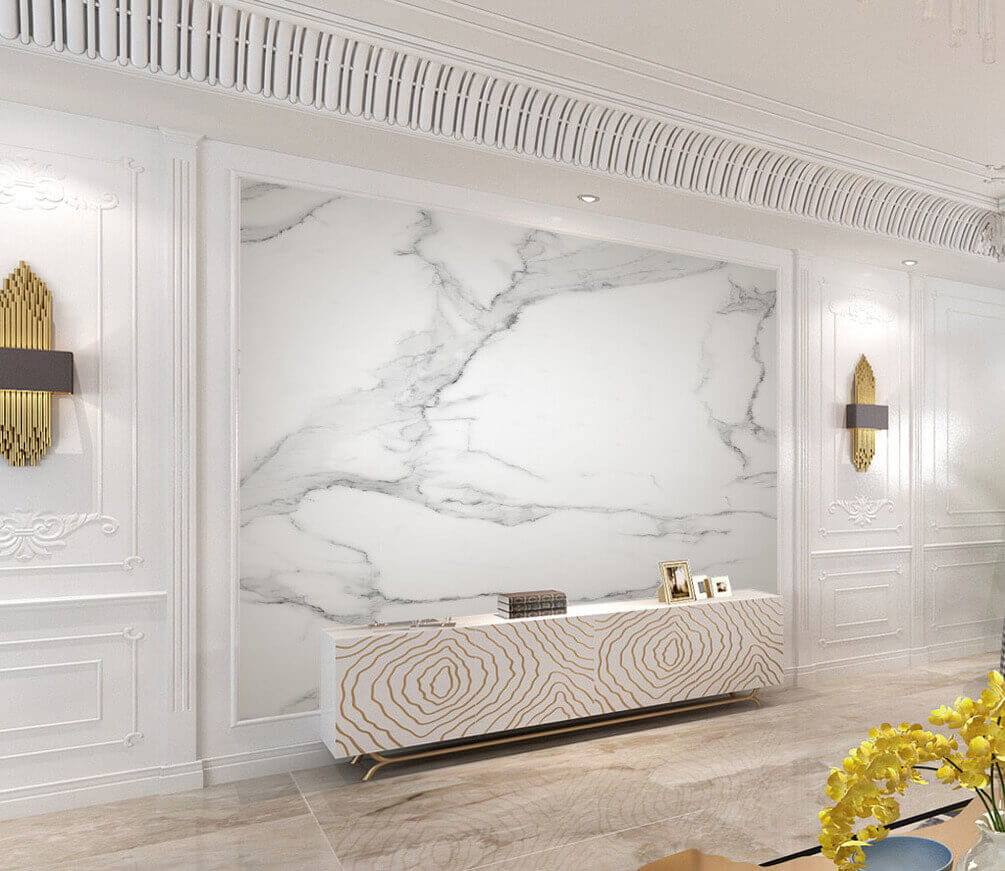 Lange aders door roomwit — interieur 1