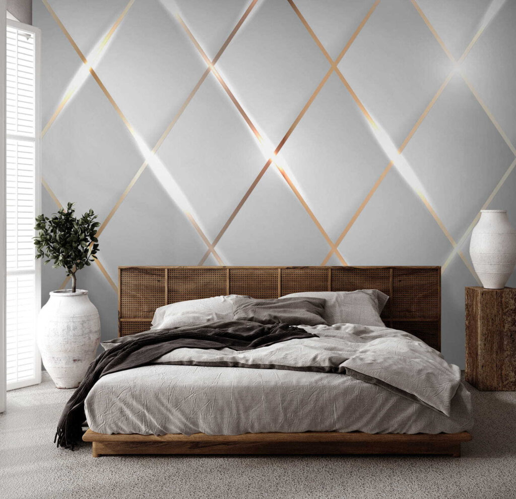 Lichte ruiten met randglans — interieur 2