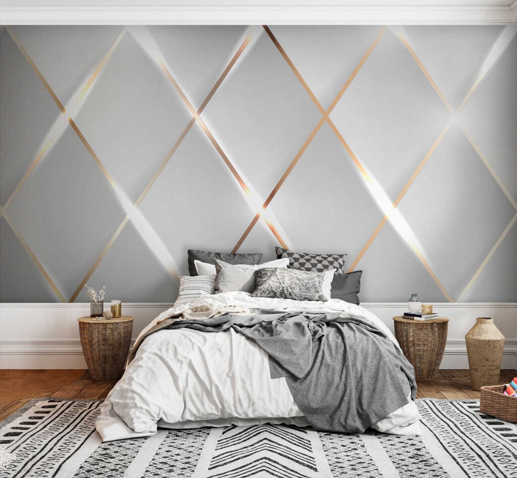 Lichte ruiten met randglans — interieur 3