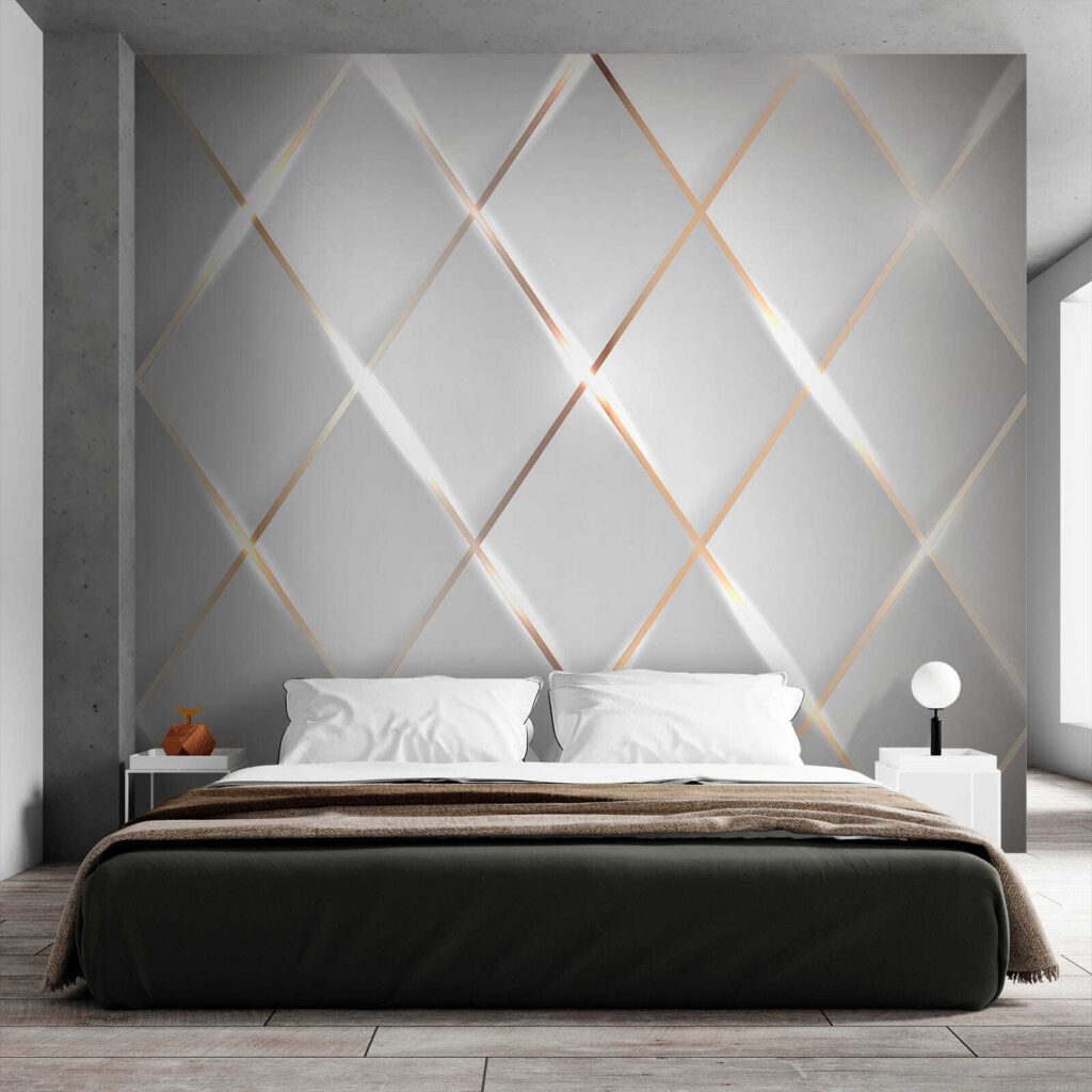 Lichte ruiten met randglans — interieur 4
