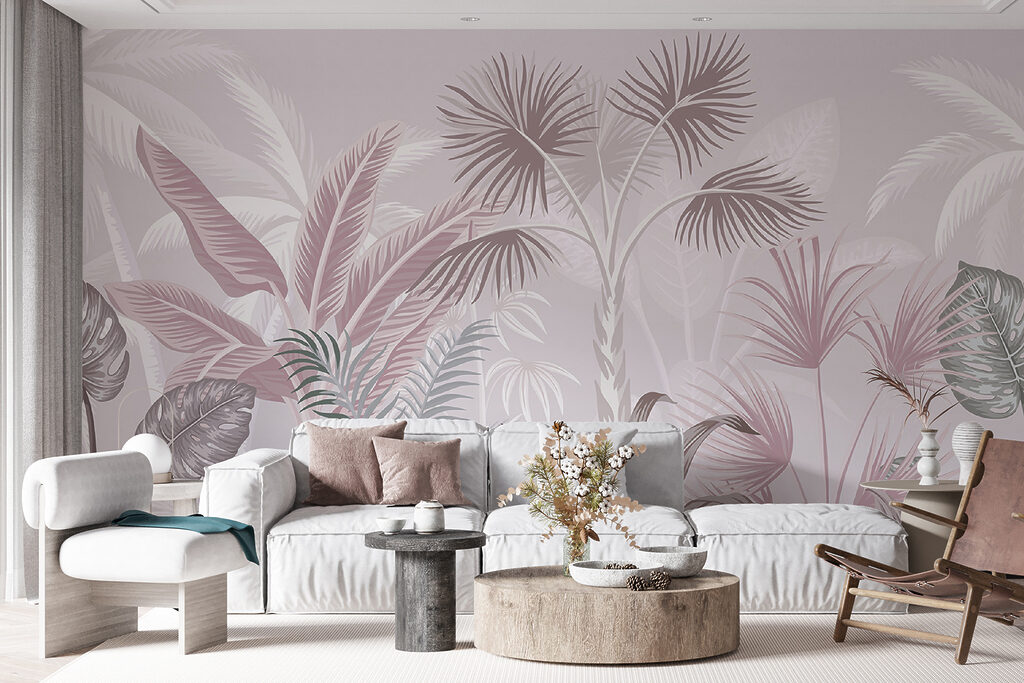 Tropentuin met open bladnerven — interieur 3