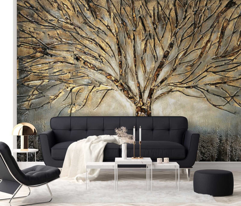 Boom met gouden contouren — interieur 5