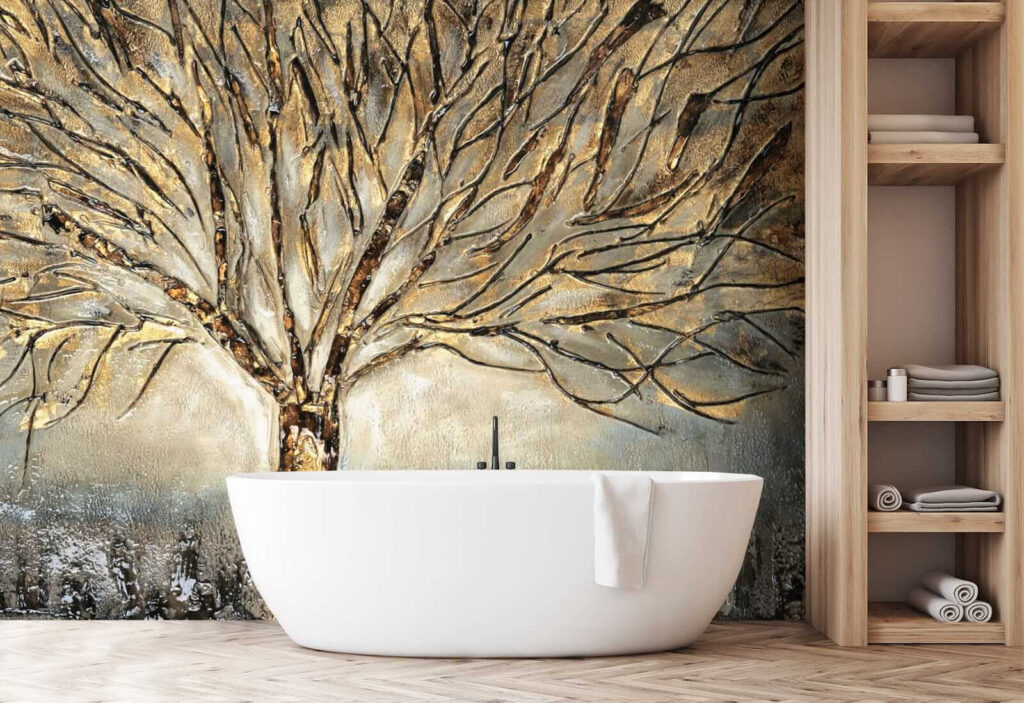 Boom met gouden contouren — interieur 9