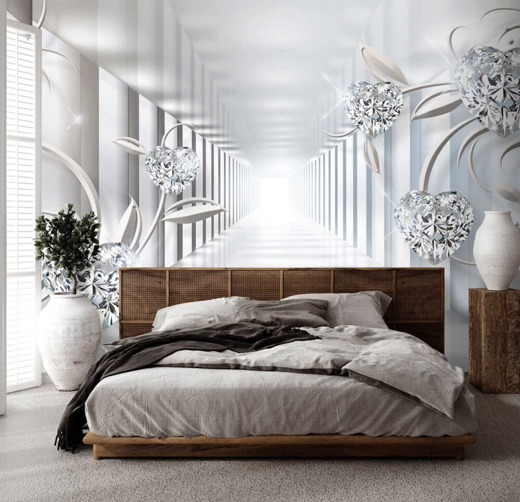 Fonkelende bollen in zuilengang — interieur 1