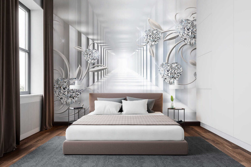 Fonkelende bollen in zuilengang — interieur 3