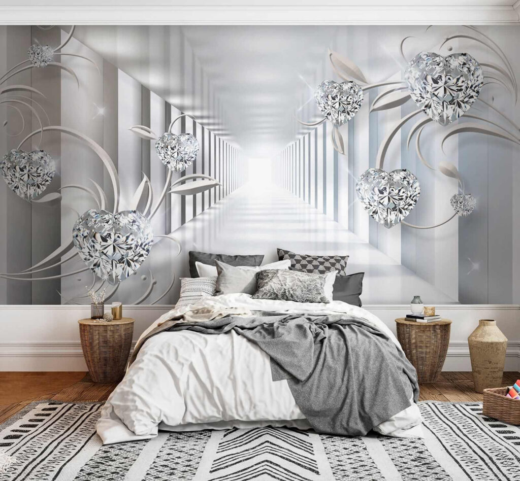 Fonkelende bollen in zuilengang — interieur 4