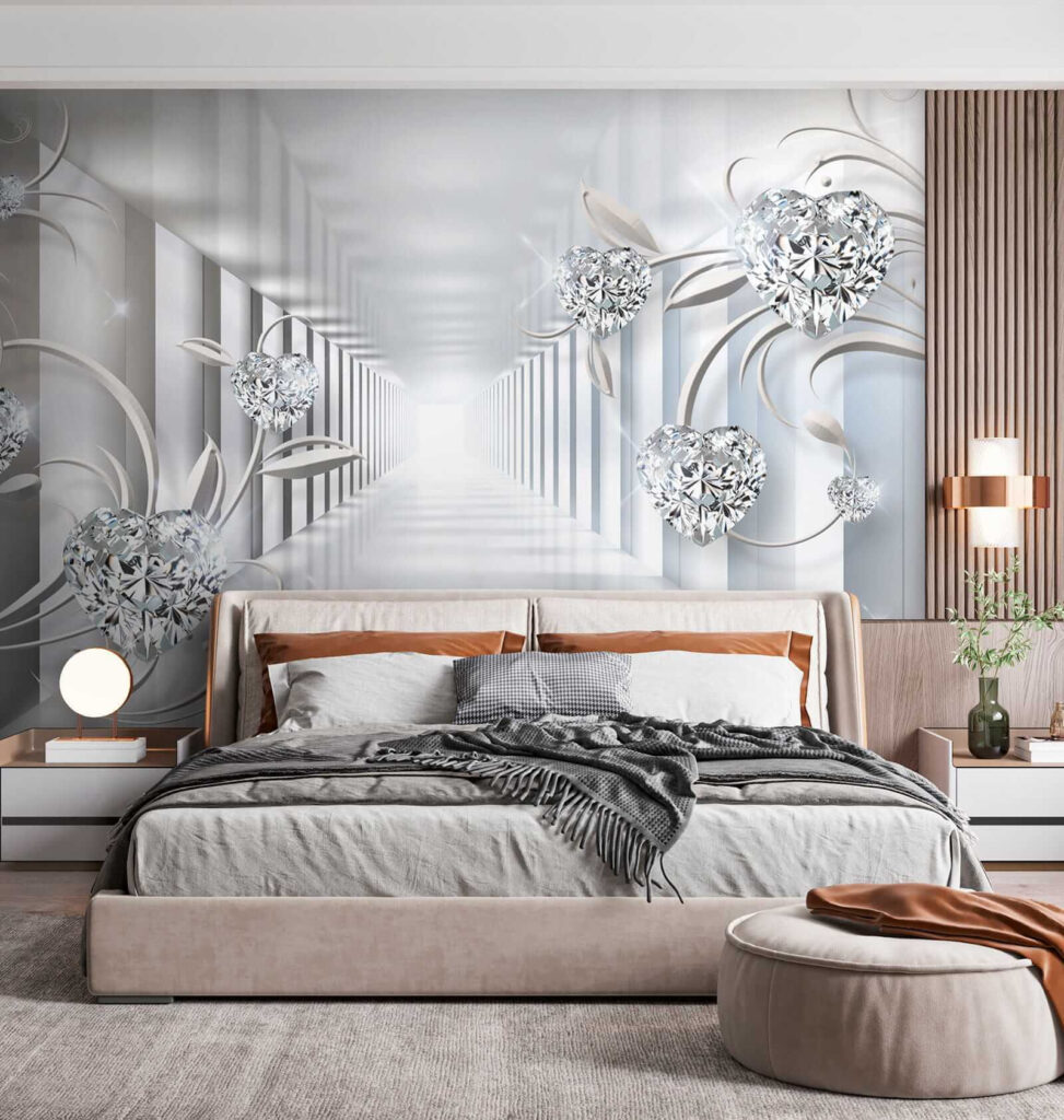 Fonkelende bollen in zuilengang — interieur 5