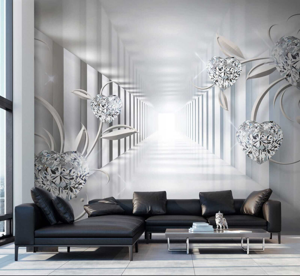 Fonkelende bollen in zuilengang — interieur 8