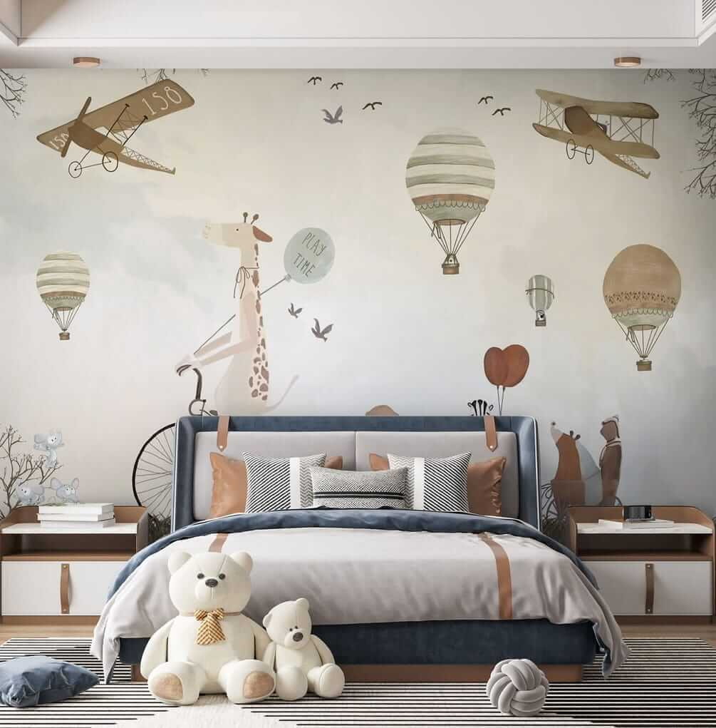 Dieren op avontuurlijke luchtreis — interieur 3