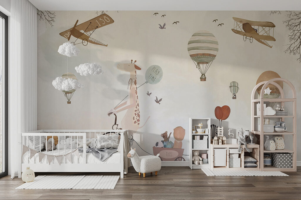 Dieren op avontuurlijke luchtreis — interieur 8