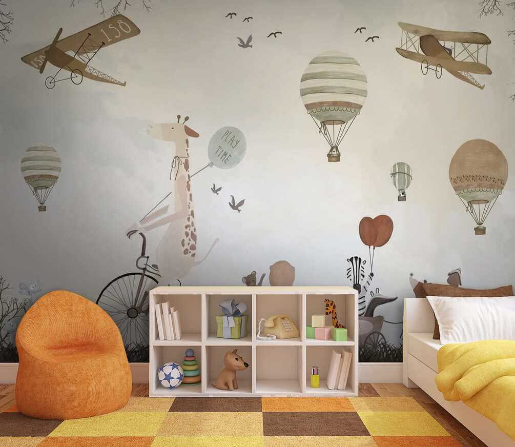 Dieren op avontuurlijke luchtreis — interieur 4