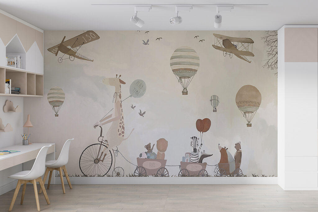 Dieren op avontuurlijke luchtreis — interieur 9