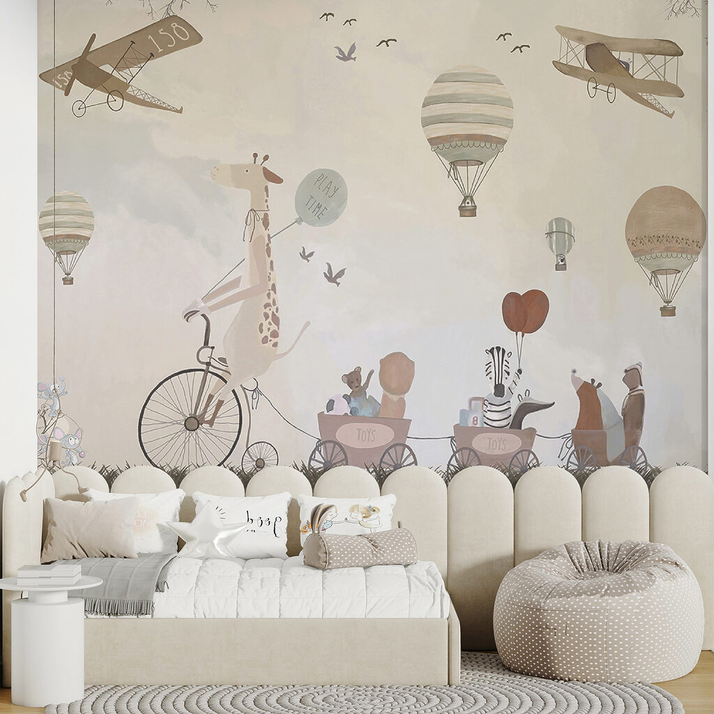Dieren op avontuurlijke luchtreis — interieur 10