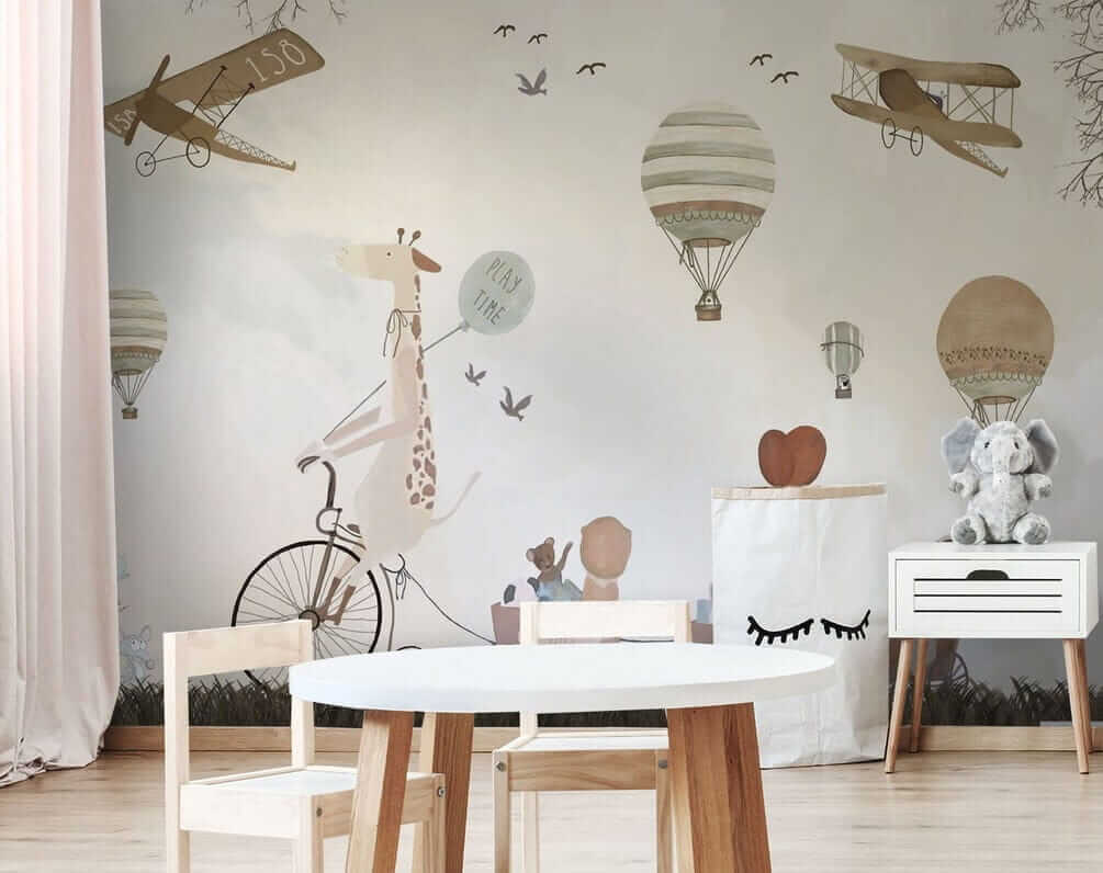 Dieren op avontuurlijke luchtreis — interieur 6