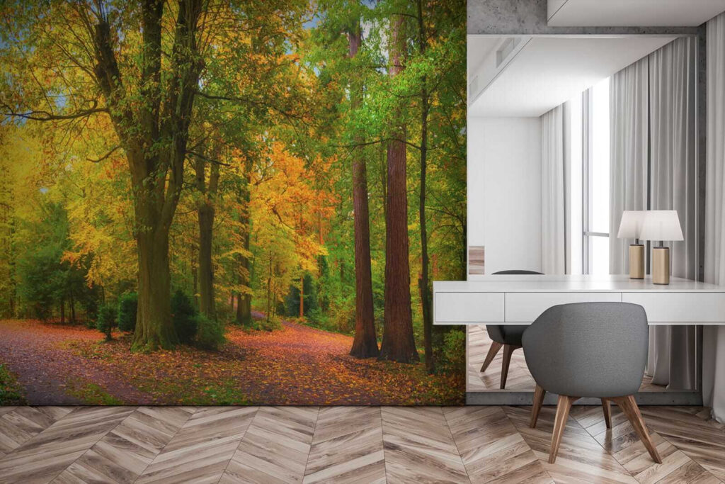 Een bocht door herfstlicht — interieur 2