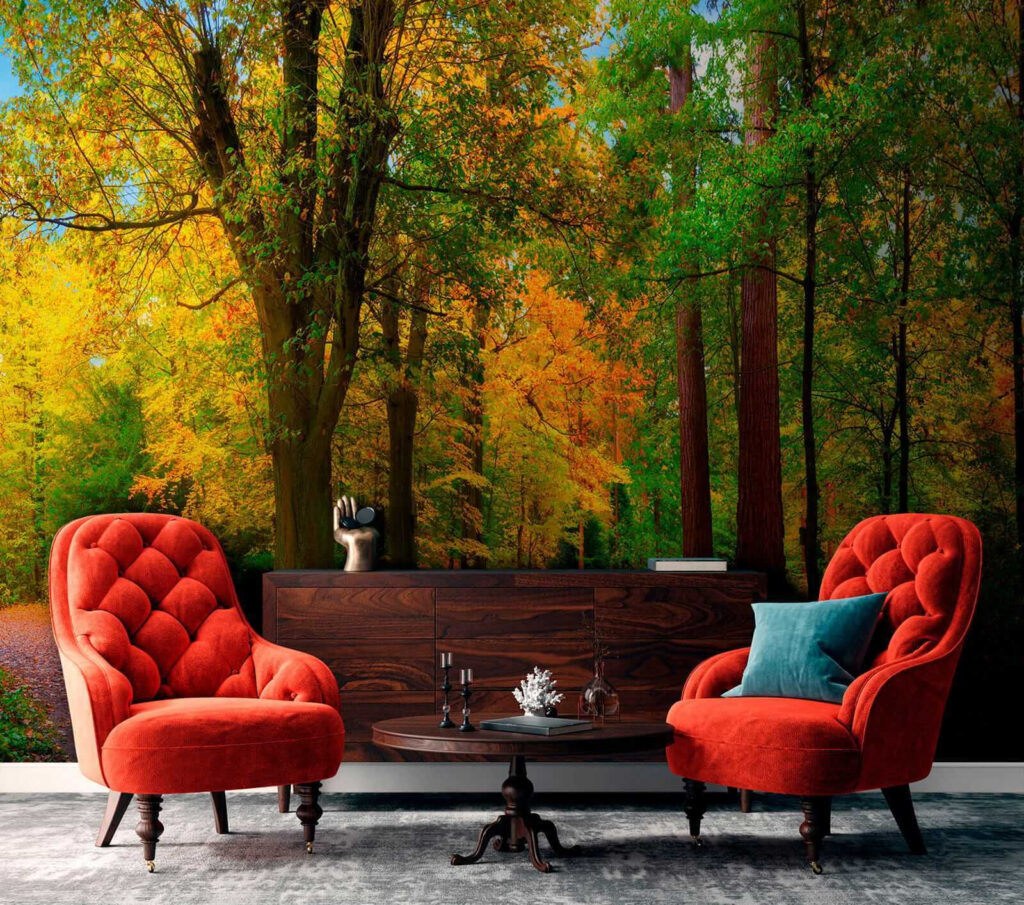 Een bocht door herfstlicht — interieur 6