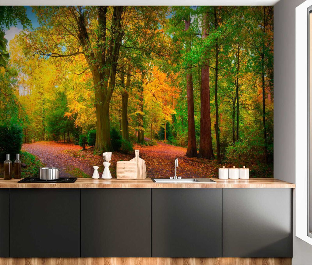 Een bocht door herfstlicht — interieur 8