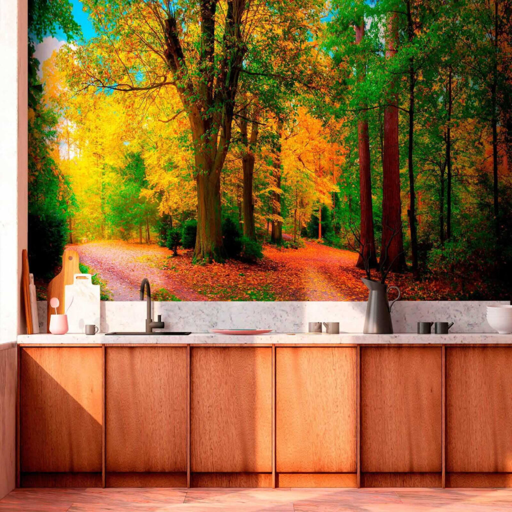 Een bocht door herfstlicht — interieur 9