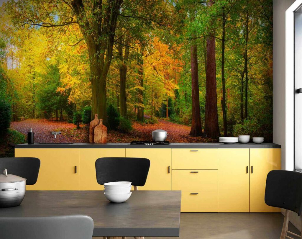 Een bocht door herfstlicht — interieur 10