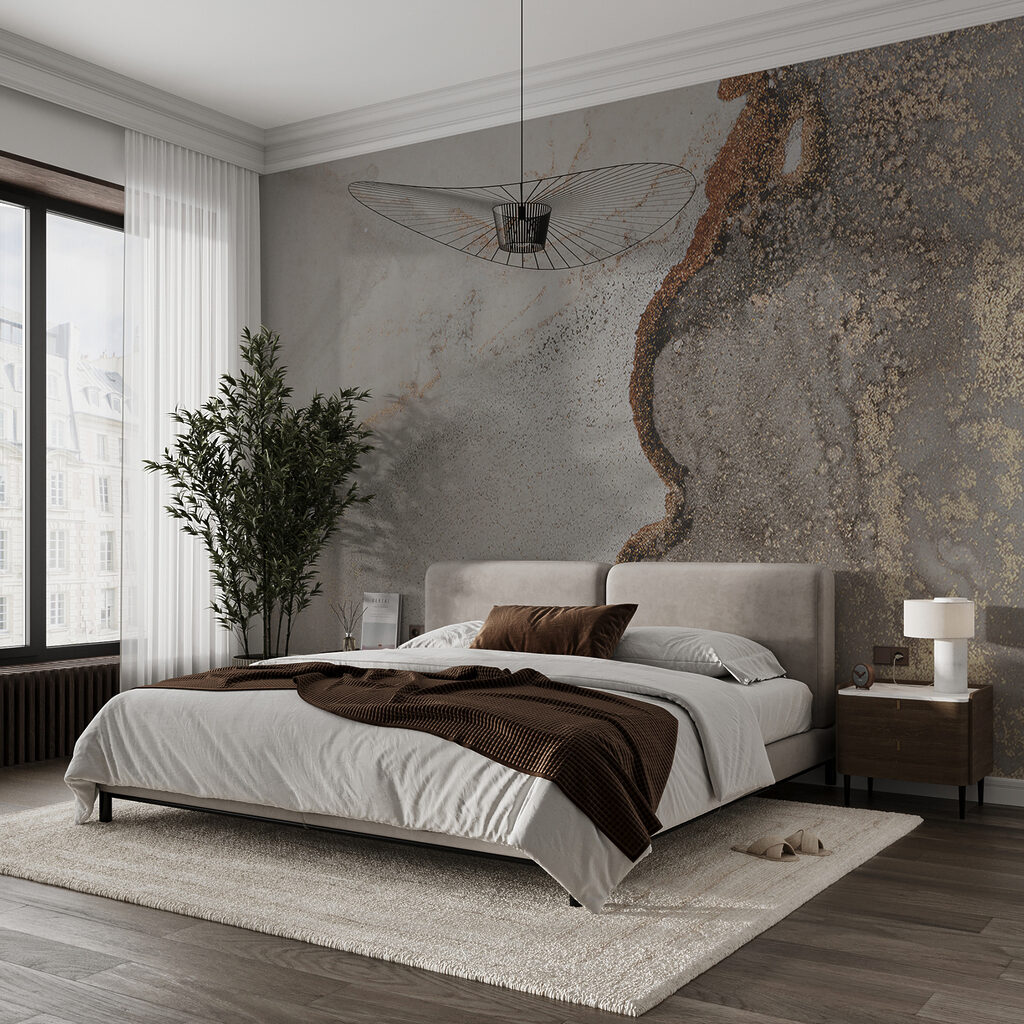 Zachte breuken met goudspatten — interieur 3