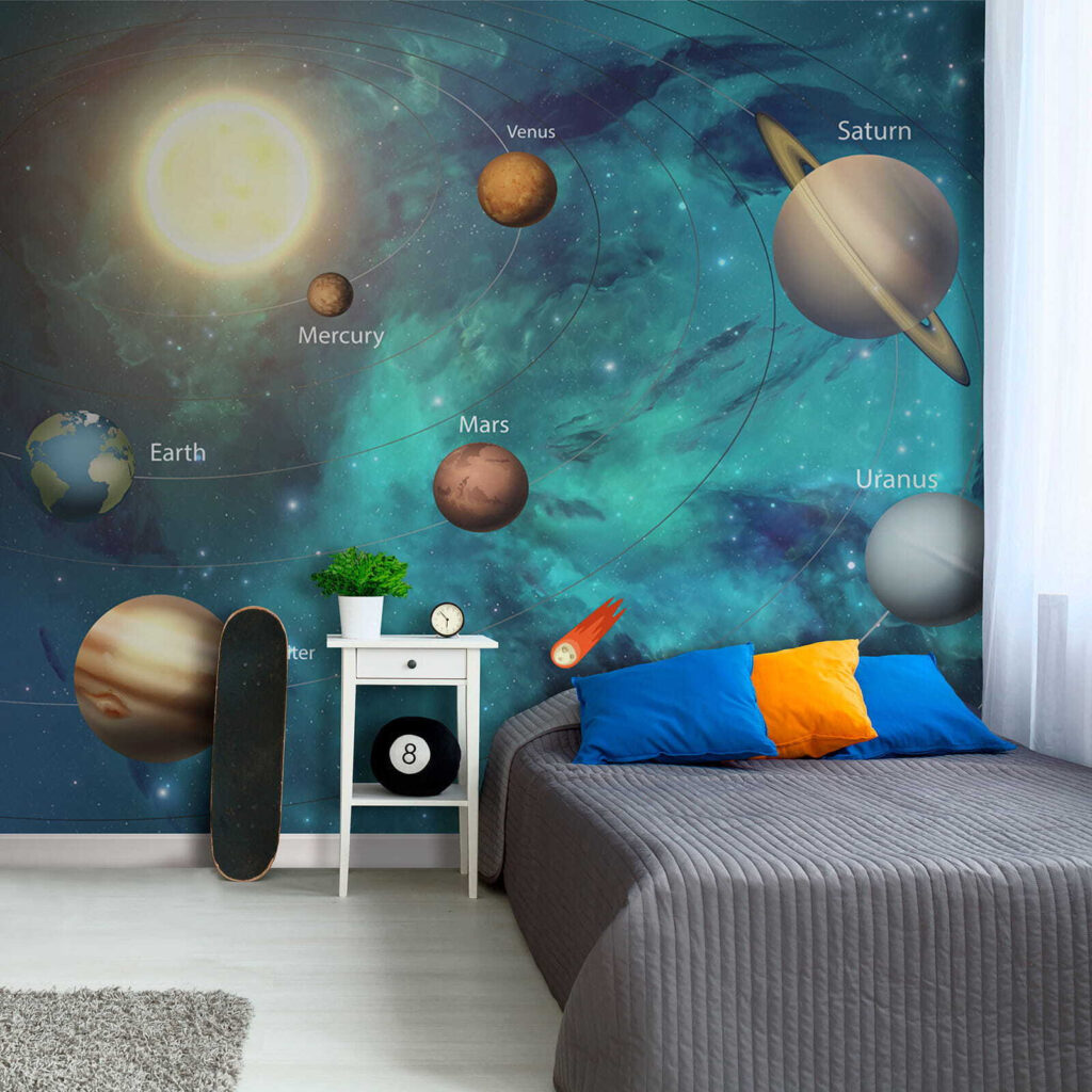 Planeten tussen raketten — interieur 1