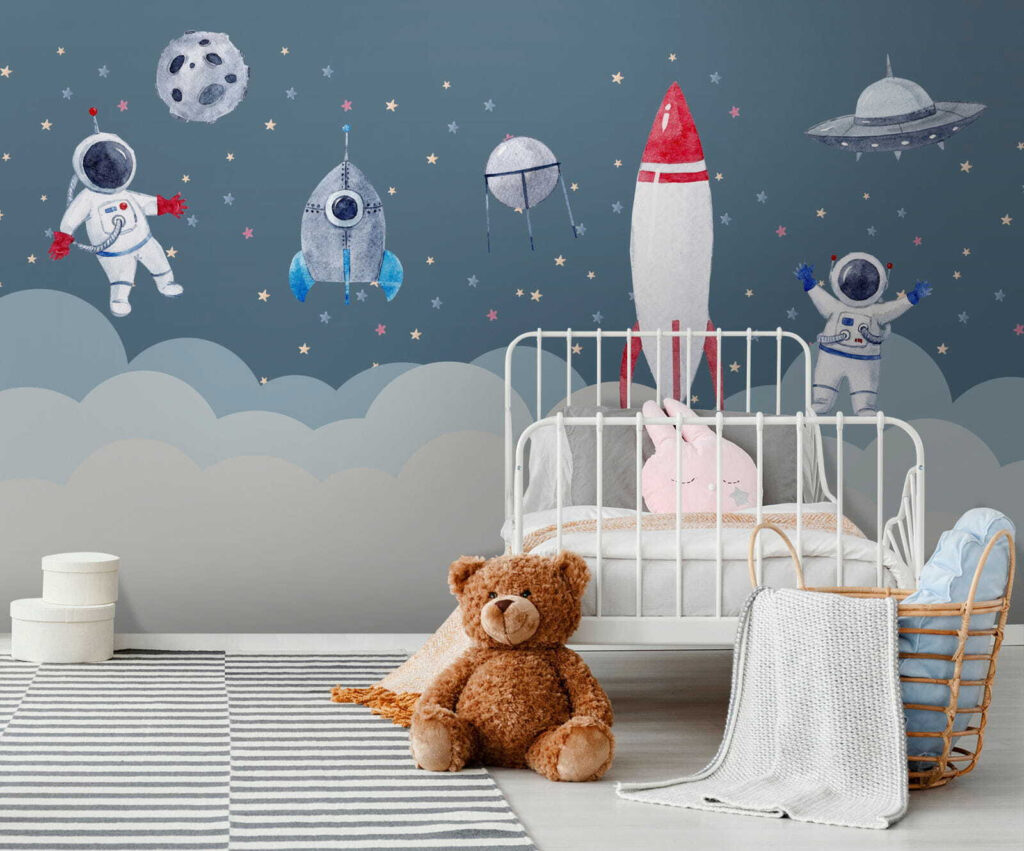 Raket boven zachte wolken — interieur 6
