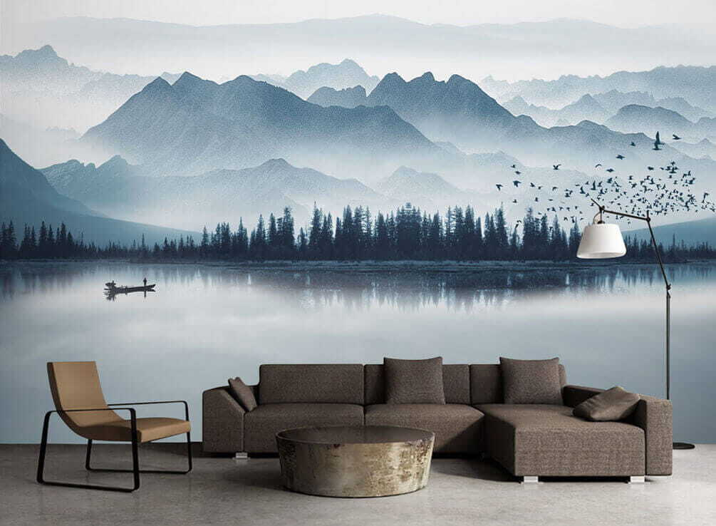 Bootje op een bergmeer — interieur 4
