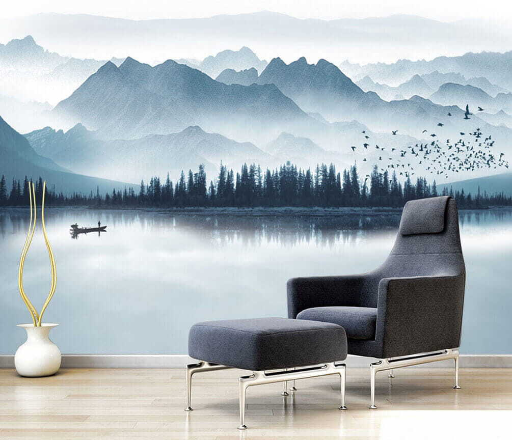 Bootje op een bergmeer — interieur 6
